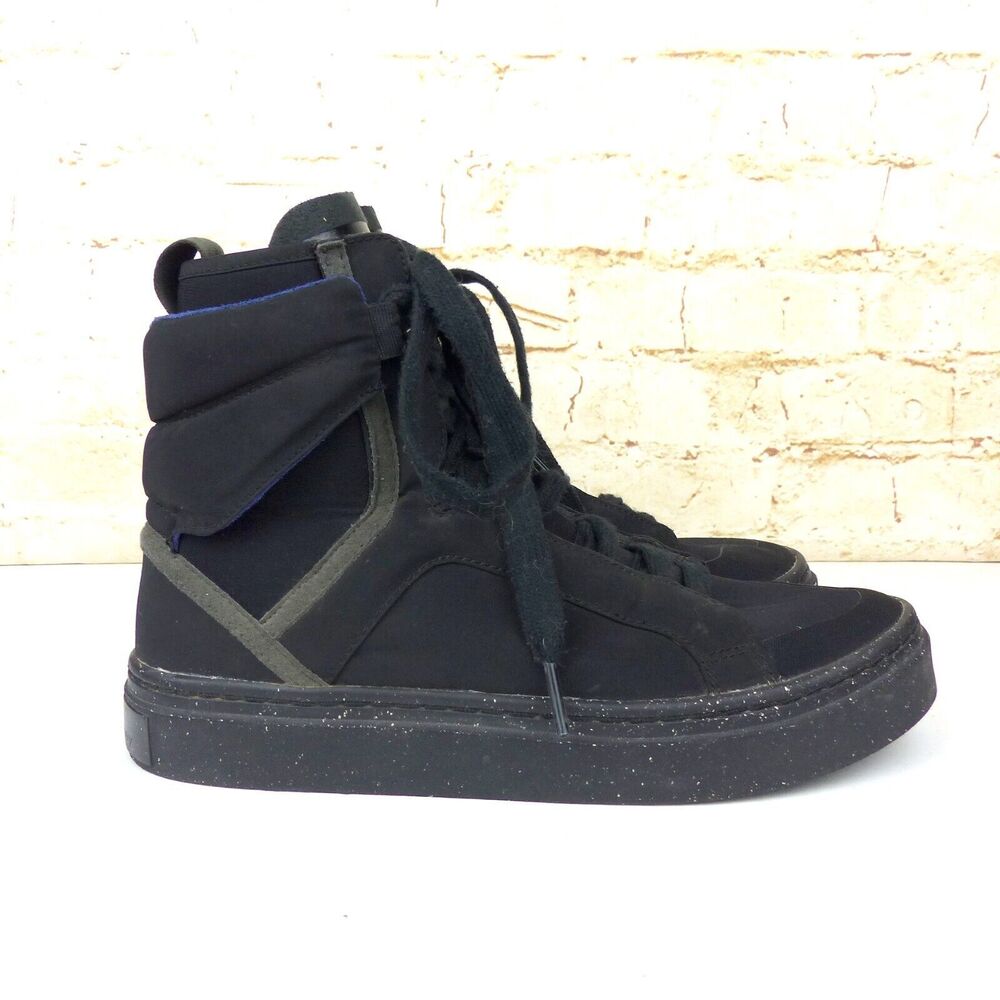 Adidas Stella McCartney Sneakers Women 7 Black Asimina High Top Lace Up Boxing